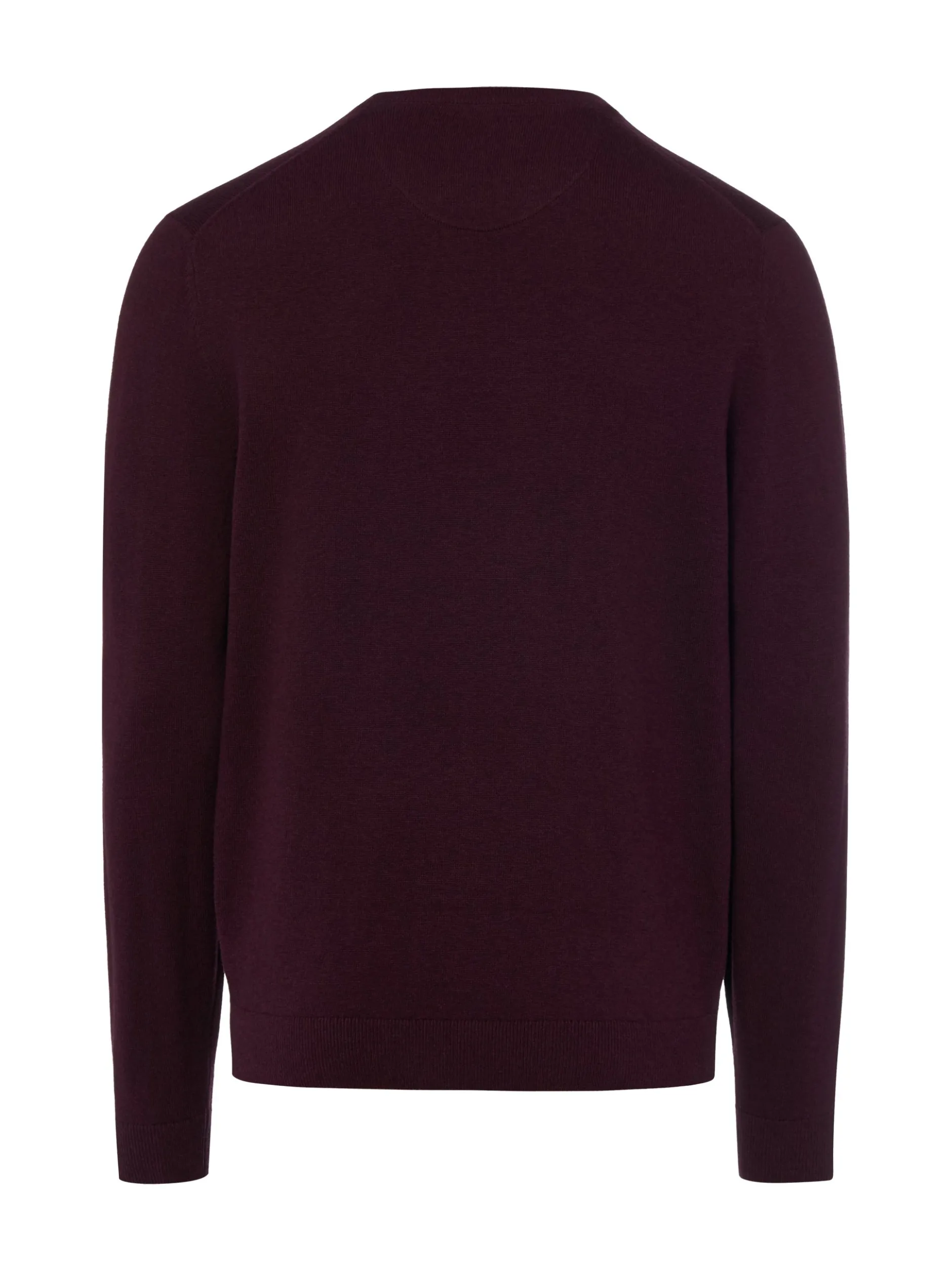 Finshley & Harding Herren Strickpullover in aubergine