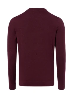 Finshley & Harding Herren Strickpullover in aubergine