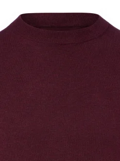 Finshley & Harding Herren Strickpullover in aubergine