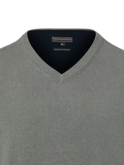 Finshley & Harding Herren Strickpullover in grau
