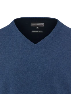 Finshley & Harding Herren Strickpullover in blau