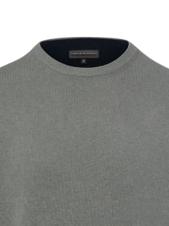 Finshley & Harding Herren Strickpullover in grau