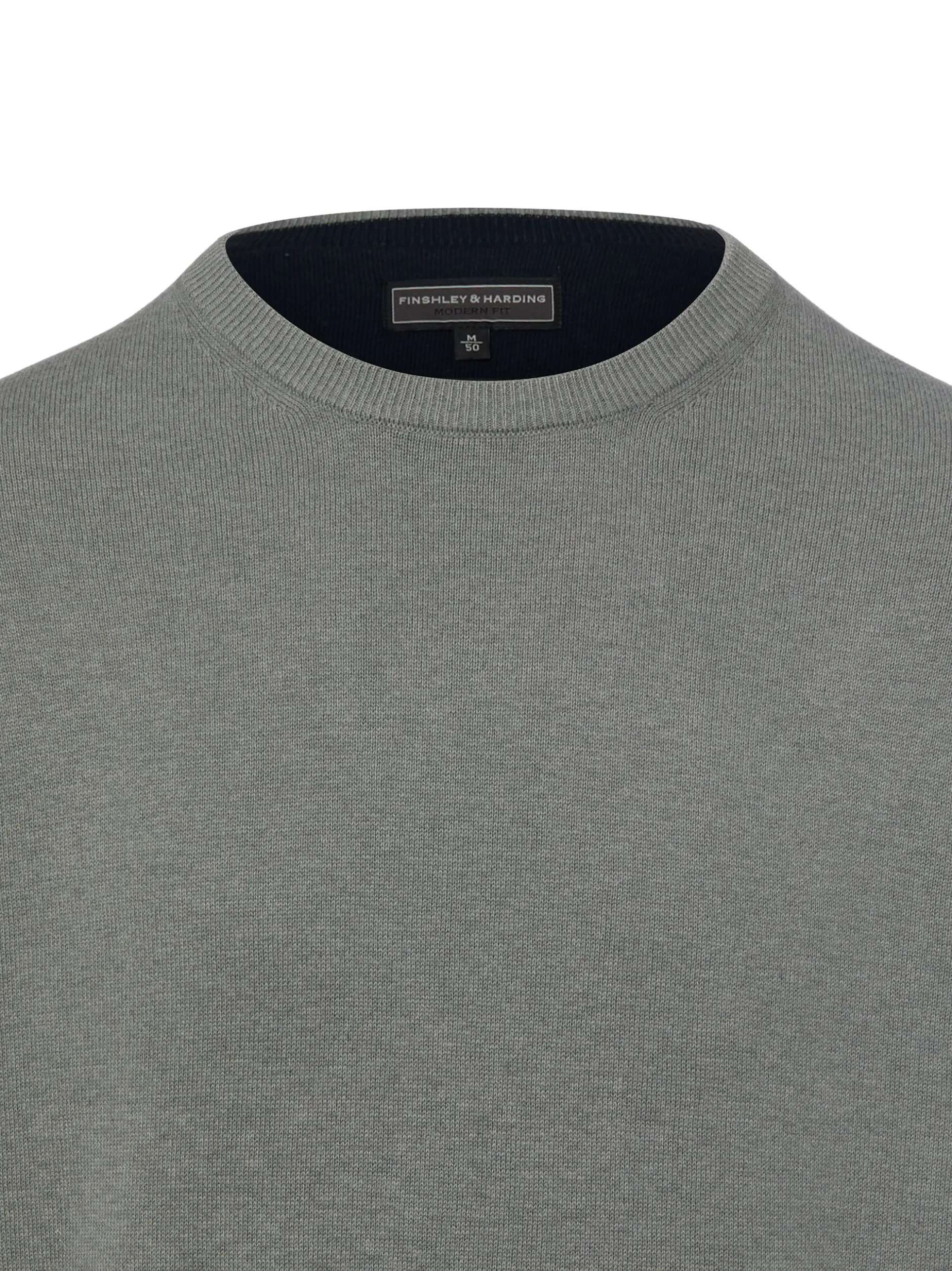 Finshley & Harding Herren Strickpullover in grau