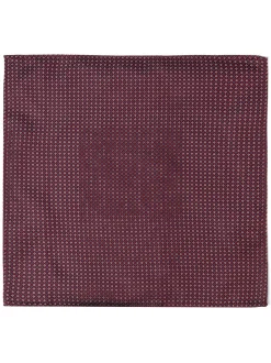 Finshley & Harding London Herren Krawatte und Einstecktuch in bordeaux blau