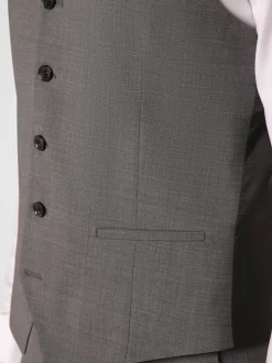 Finshley & Harding London Herren Baukasten-Weste - Wesdon in grau