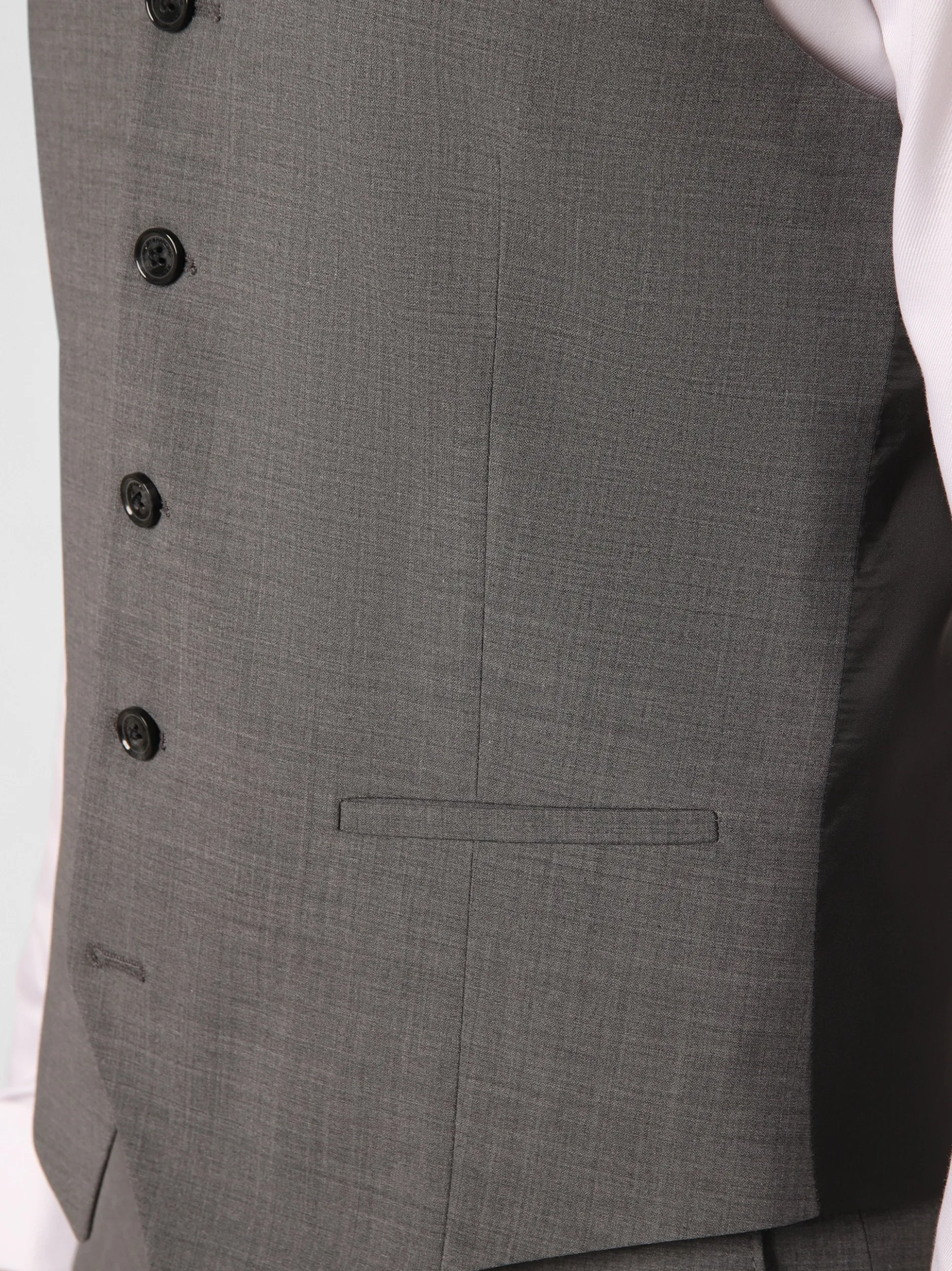Finshley & Harding London Herren Baukasten-Weste - Wesdon in grau