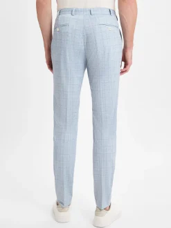 Finshley & Harding London Herren Baukasten-Anzughose - Hoxdon in hellblau