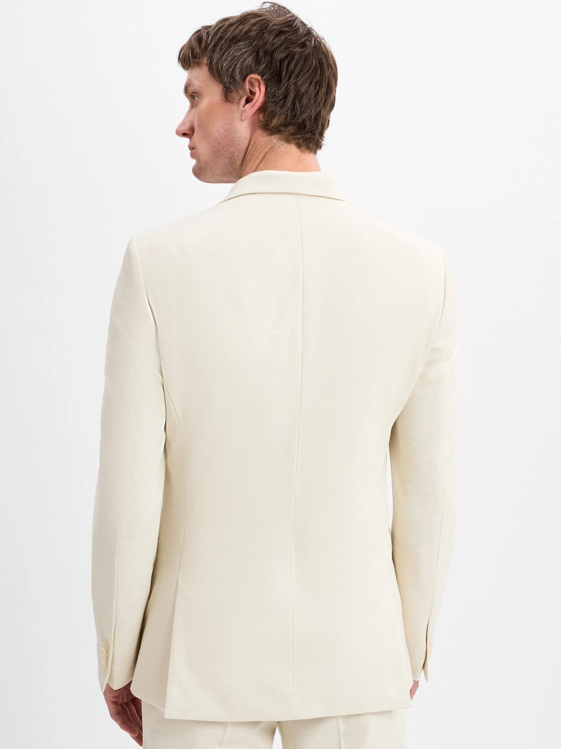 Finshley & Harding London Herren Baukasten-Sakko - Brixdon in ecru