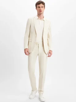 Finshley & Harding London Herren Baukasten-Sakko - Brixdon in ecru