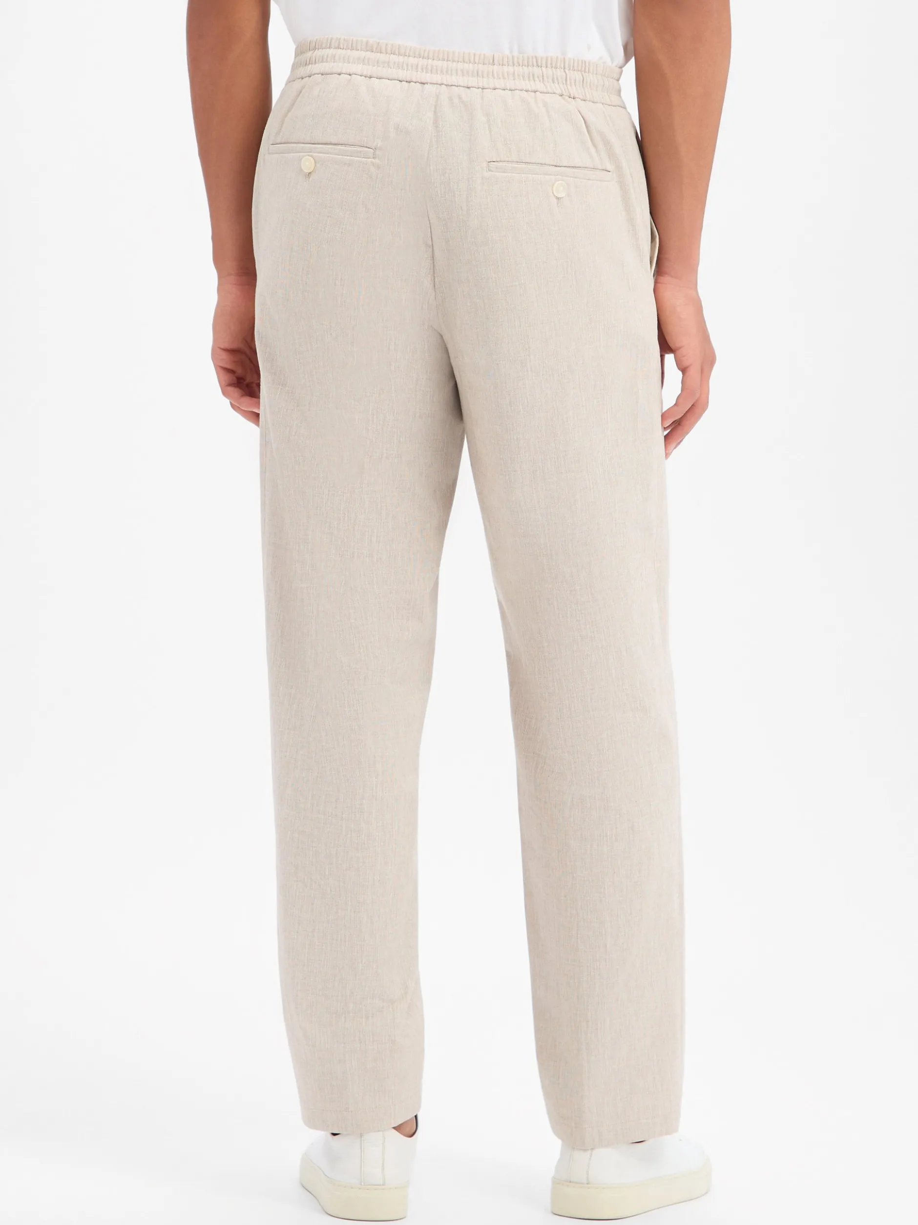 Finshley & Harding London Herren Stoffhose - Cross in kitt