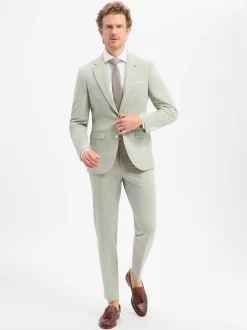 Finshley & Harding London Herren Anzug - Brixdon/Hoxdon in hellgrau