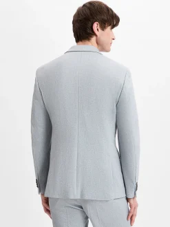 Finshley & Harding London Herren Baukasten-Sakko - Brixdon in hellgrau ecru