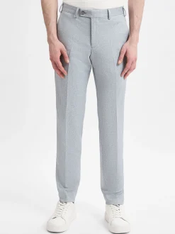 Finshley & Harding London Herren Baukasten-Hose - Hoxdon in hellgrau