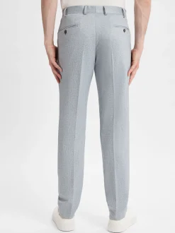 Finshley & Harding London Herren Baukasten-Hose - Hoxdon in hellgrau