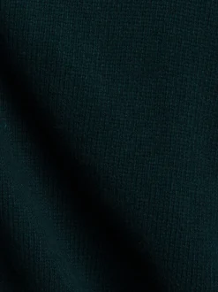 Finshley & Harding London Herren Strickpullover mit Wollanteil in petrol