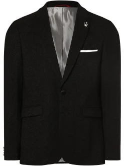 Finshley & Harding London Herren Baukasten-Sakko - Brixdon in schwarz