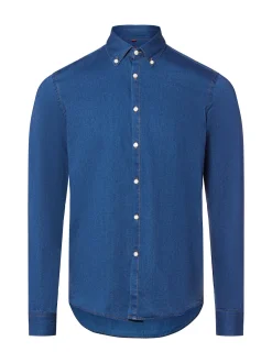 Finshley & Harding London Herren Hemd in indigo