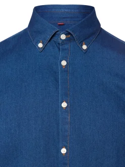 Finshley & Harding London Herren Hemd in indigo