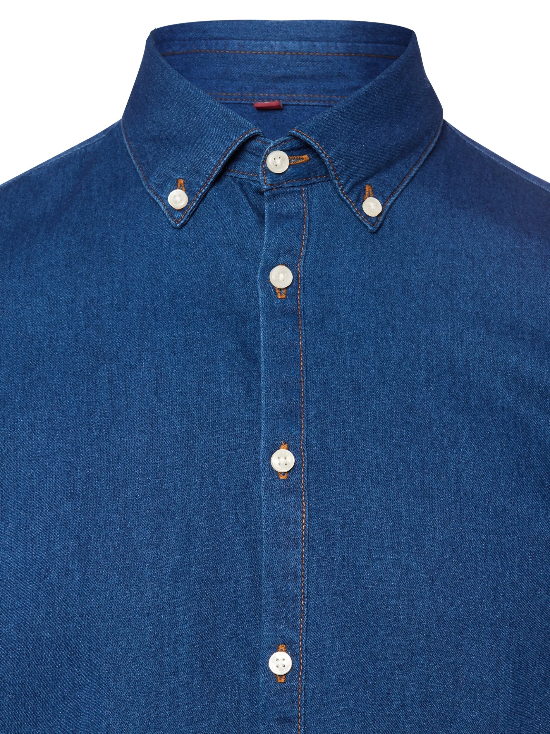 Finshley & Harding London Herren Hemd in indigo