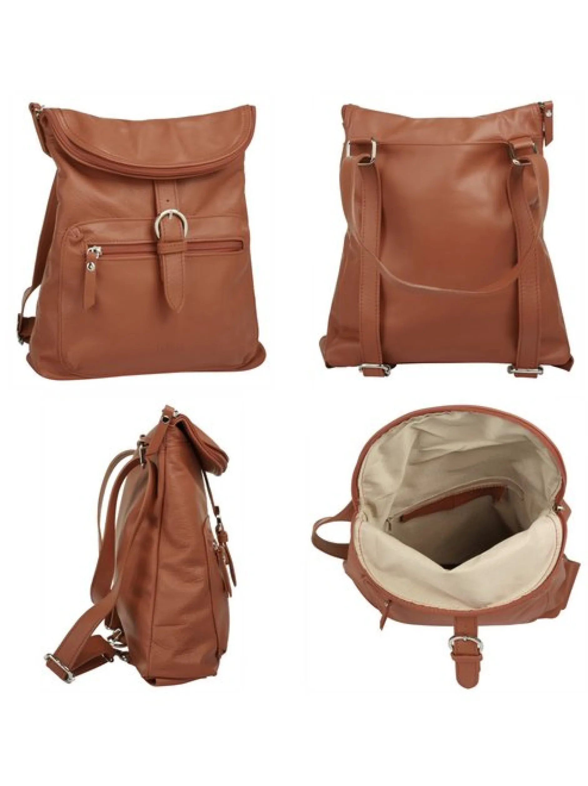 forty° Damen Rucksack in cognac