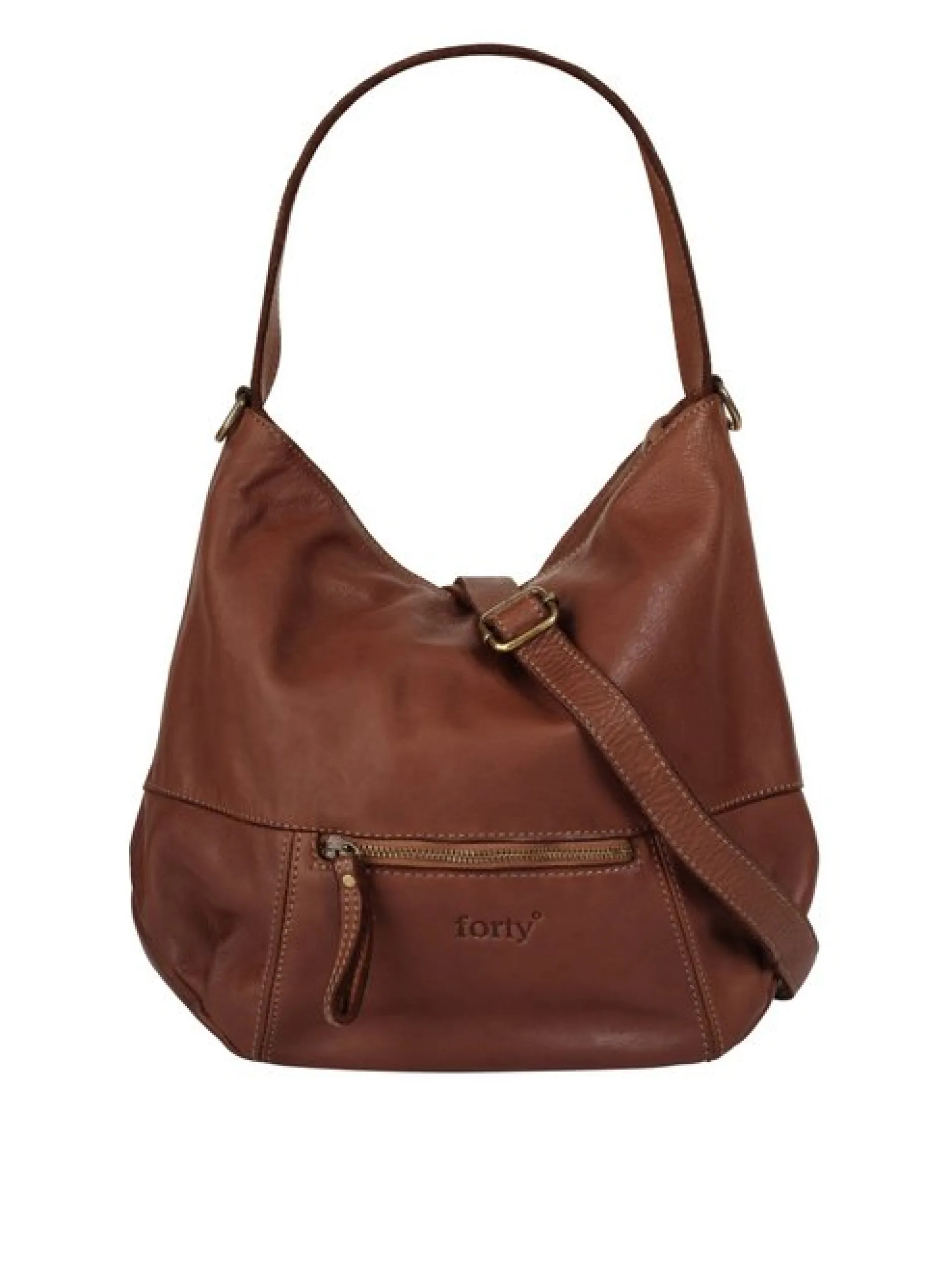 forty° Damen Shopper in cognac