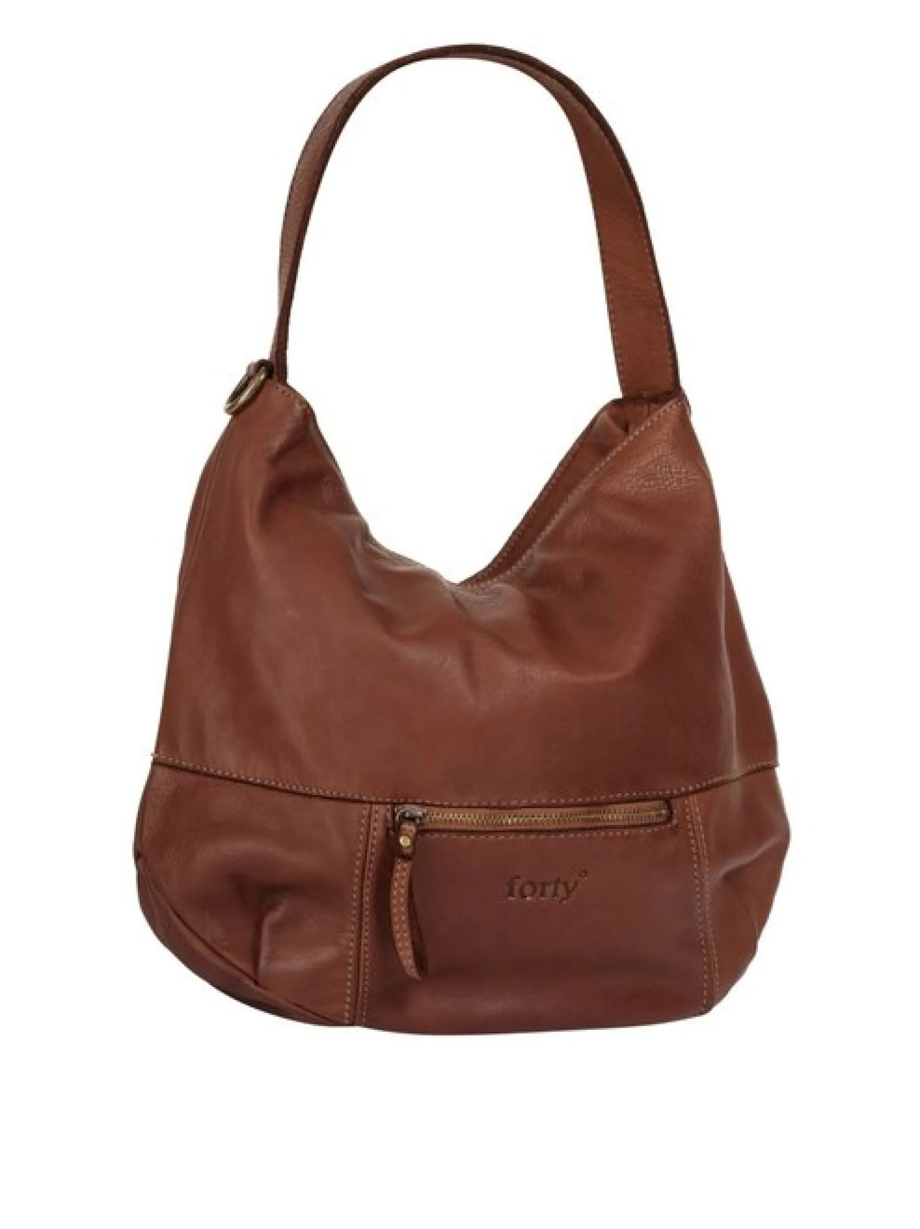 forty° Damen Shopper in cognac