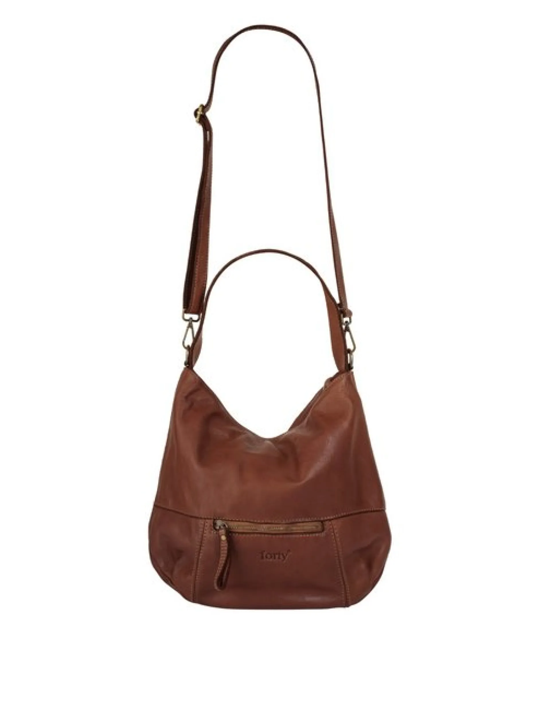 forty° Damen Shopper in cognac