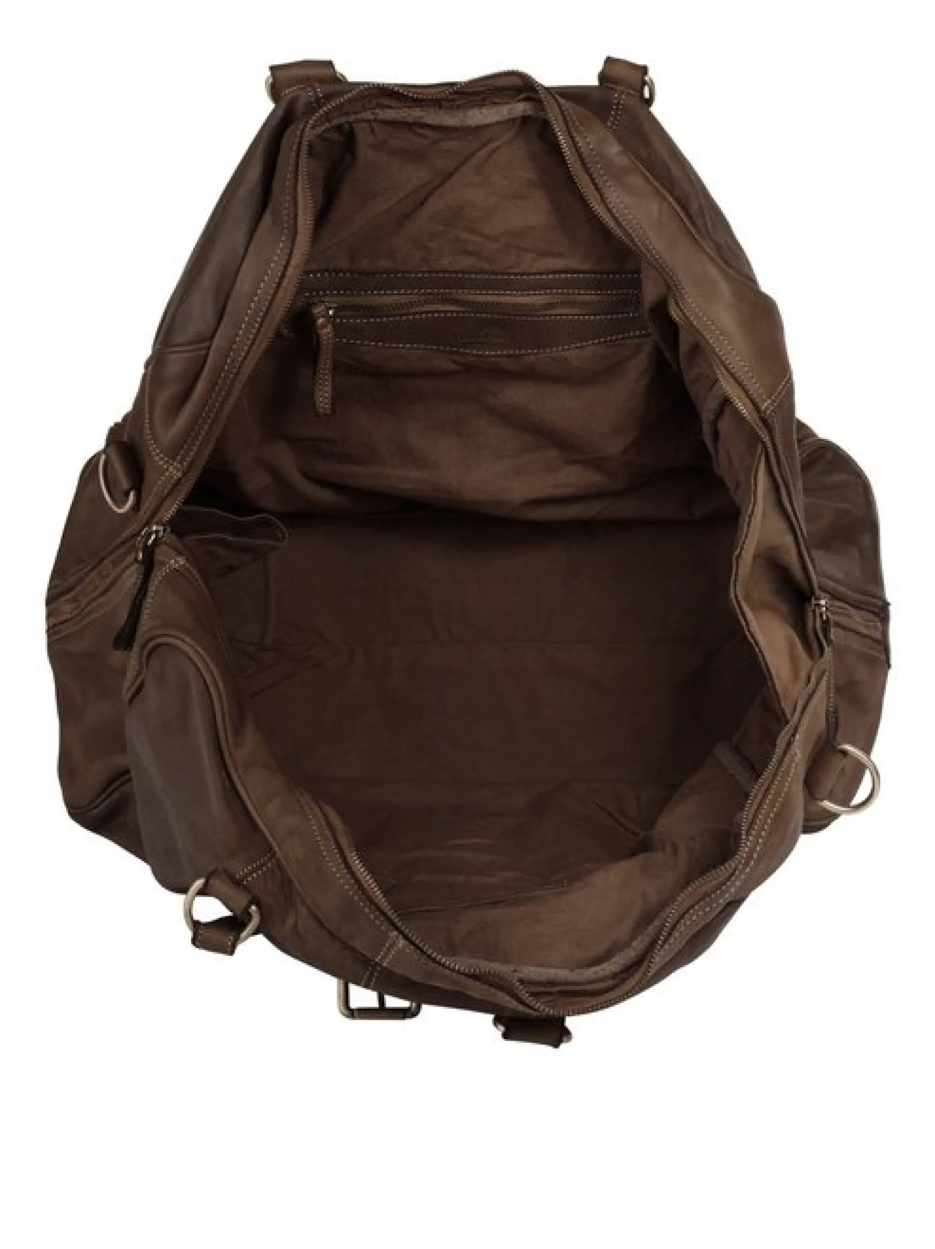 forty° Unisex Reisetasche in braun