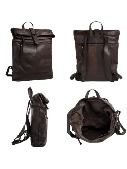 forty° Unisex Rucksack in braun