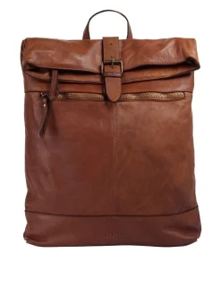 forty° Unisex Rucksack in cognac