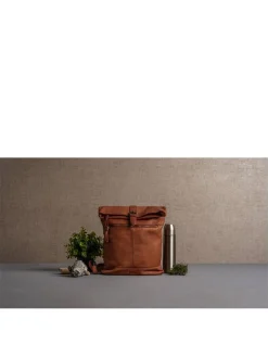 forty° Unisex Rucksack in cognac