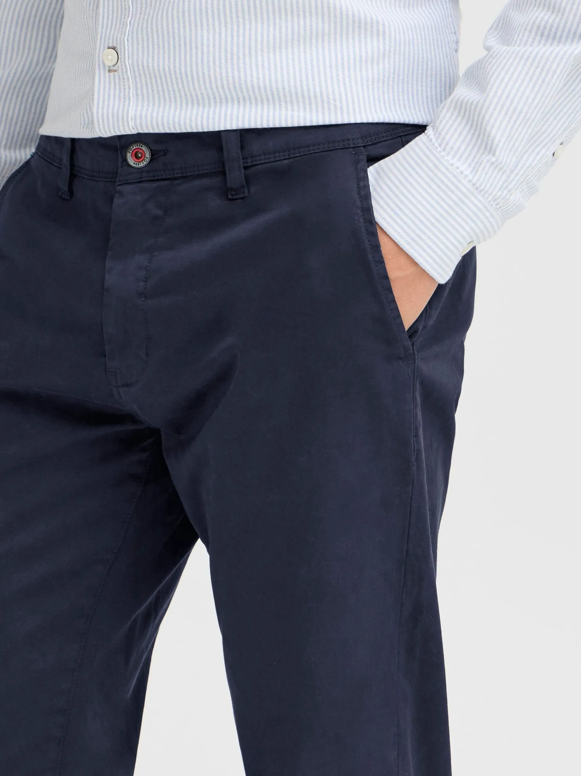 FQ1924 Herren Chinohose - FQCharls in marine