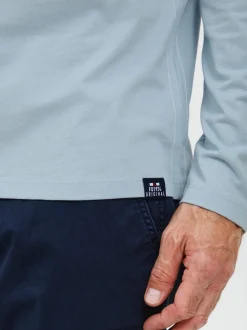 FQ1924 Herren Henleyshirt - FQRolf in blau