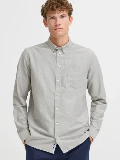 FQ1924 Herren Langarmhemd - FQGrand in grau