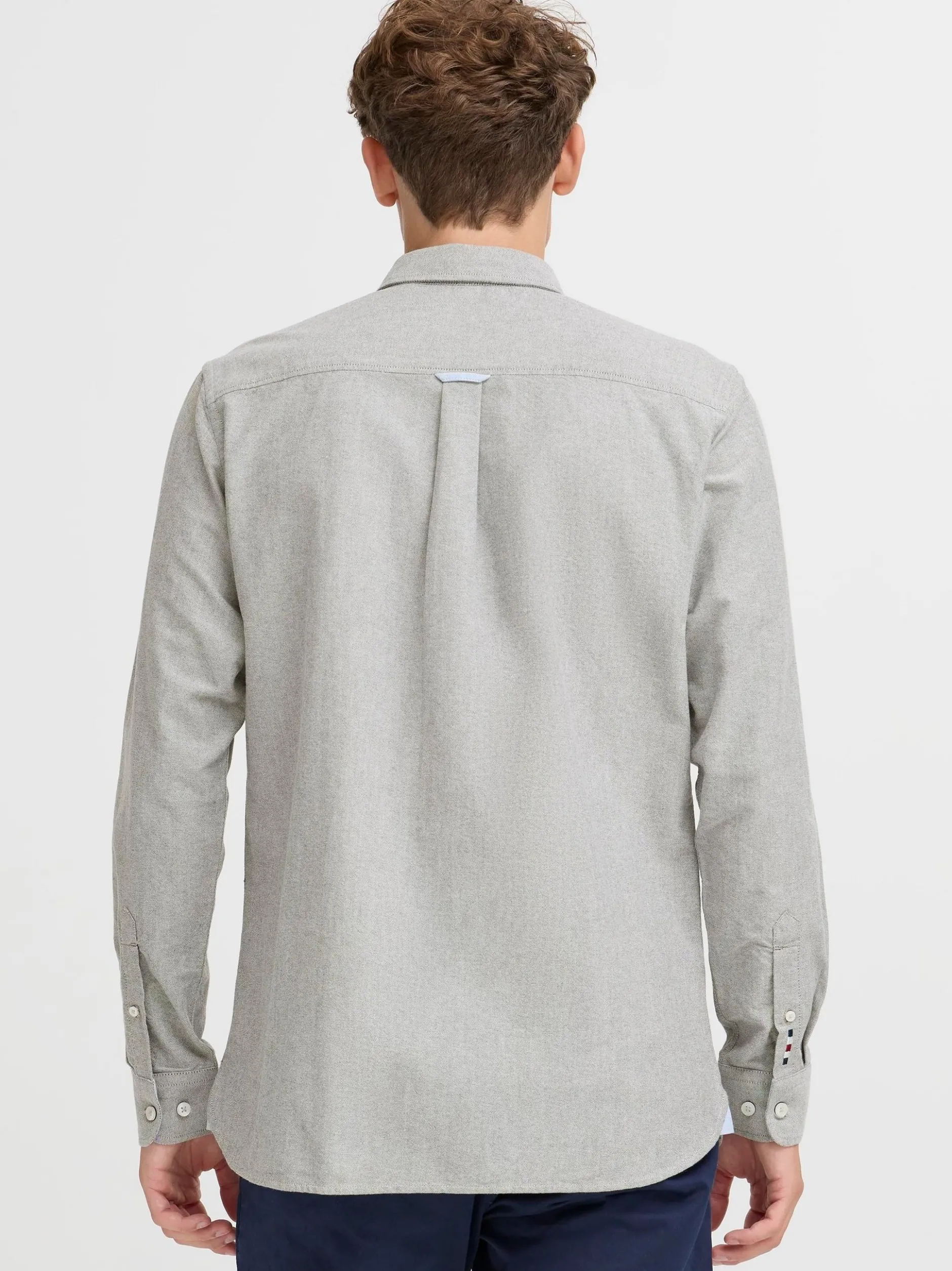 FQ1924 Herren Langarmhemd - FQGrand in grau