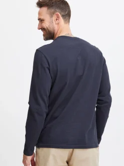 FQ1924 Herren Langarmshirt - FQGert in blau