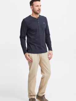 FQ1924 Herren Langarmshirt - FQGert in blau