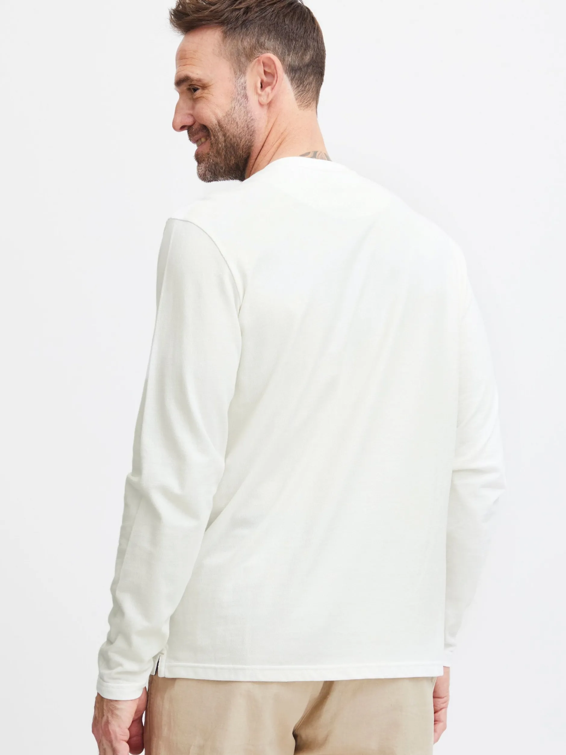 FQ1924 Herren Langarmshirt - FQGert in weiß