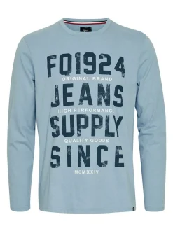 FQ1924 Herren Langarmshirt - FQNoxan in hellblau