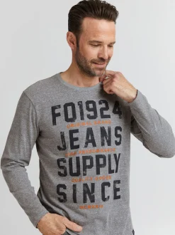 FQ1924 Herren Langarmshirt - FQNoxan in grau