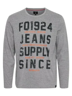 FQ1924 Herren Langarmshirt - FQNoxan in grau