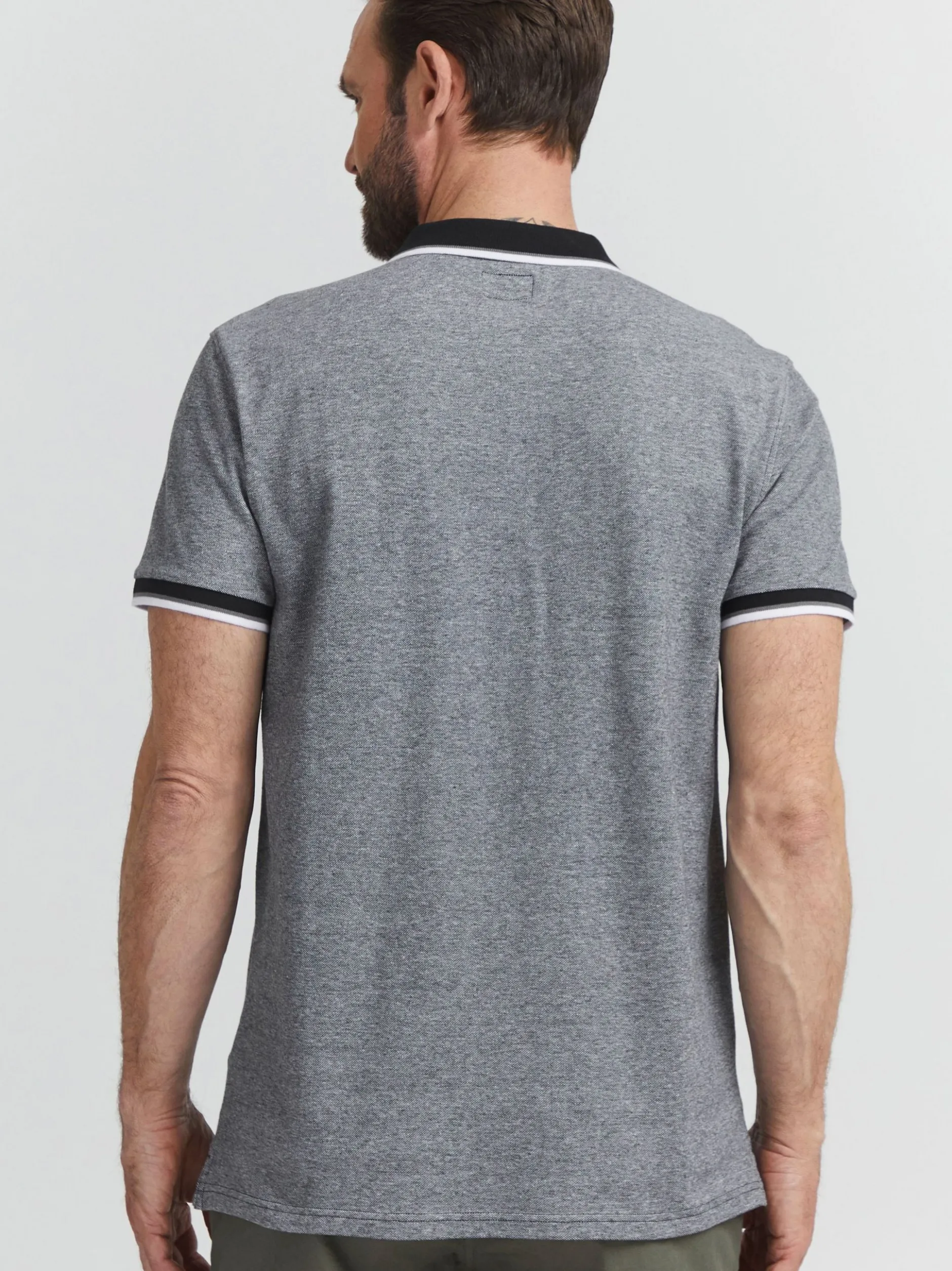 FQ1924 Herren Poloshirt - FQEvander in schwarz