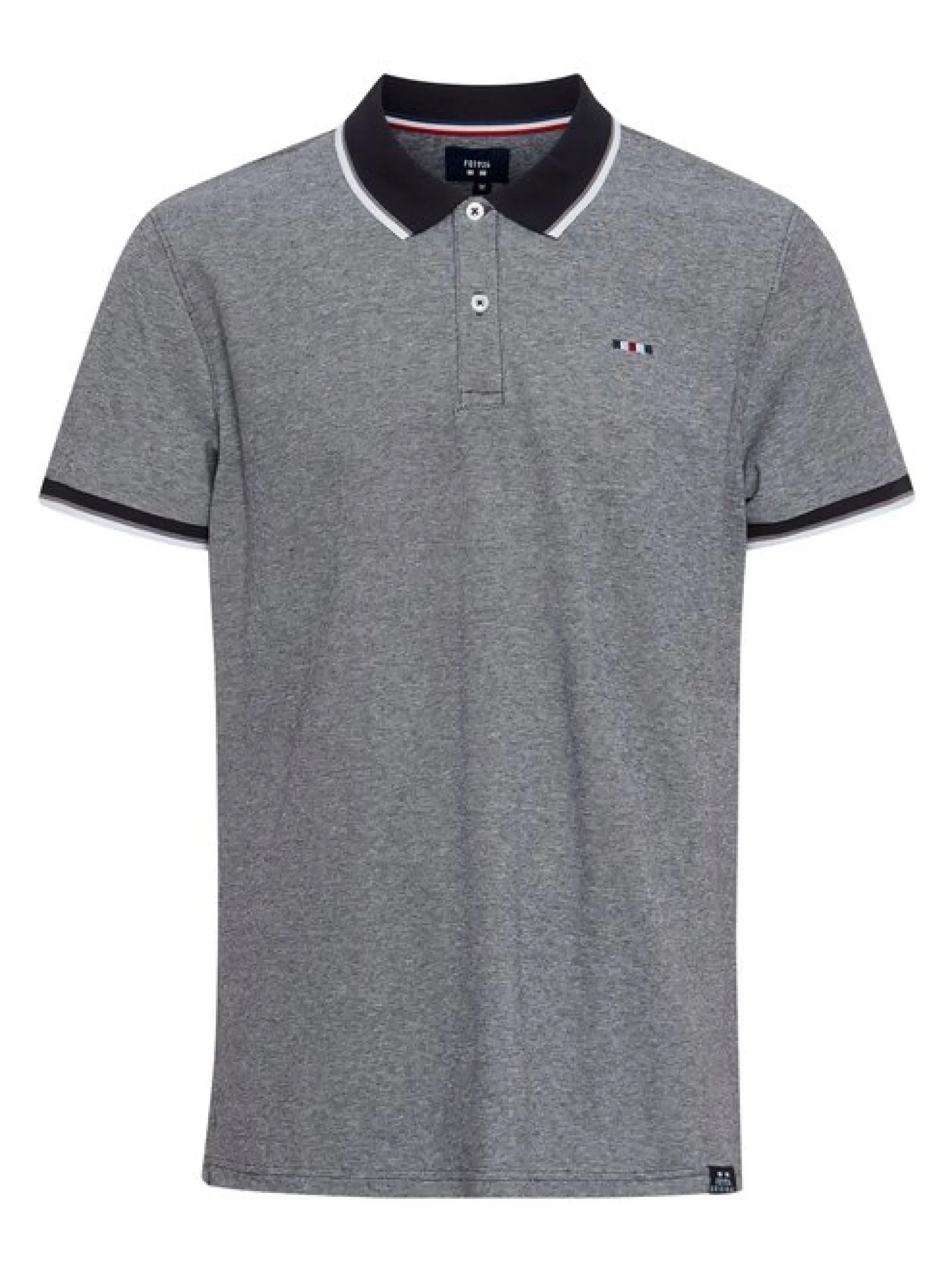 FQ1924 Herren Poloshirt - FQEvander in schwarz