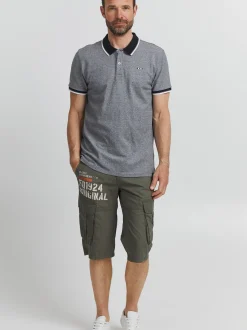 FQ1924 Herren Poloshirt - FQEvander in schwarz