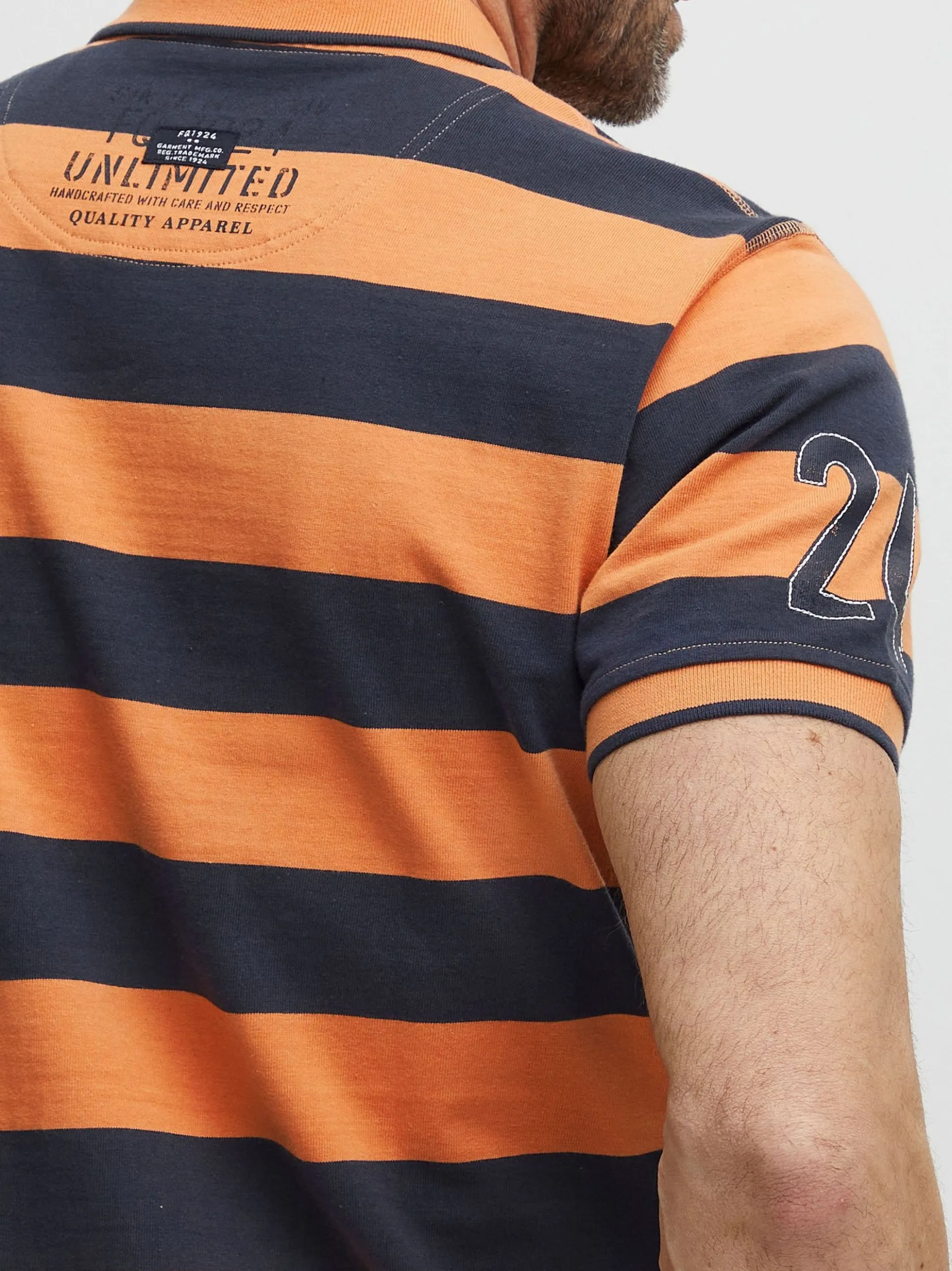 FQ1924 Herren Poloshirt - FQHarald in orange