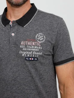 FQ1924 Herren Poloshirt - FQPetri in anthrazit