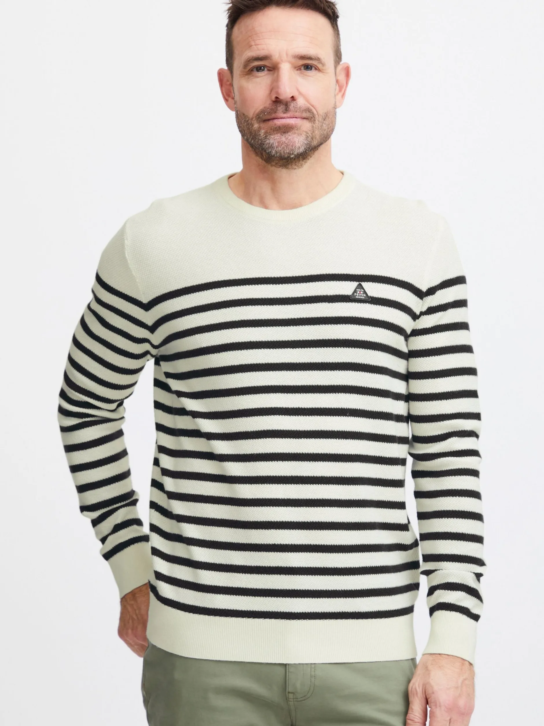 FQ1924 Herren Pullover - FQKyle in weiß