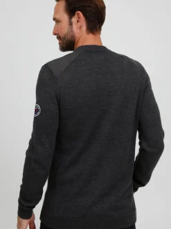 FQ1924 Herren Strickjacke - FQErland in anthrazit