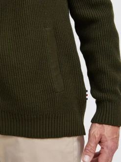 FQ1924 Herren Strickjacke - FQKyle in grün