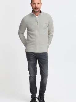 FQ1924 Herren Strickjacke - FQKyle in grau